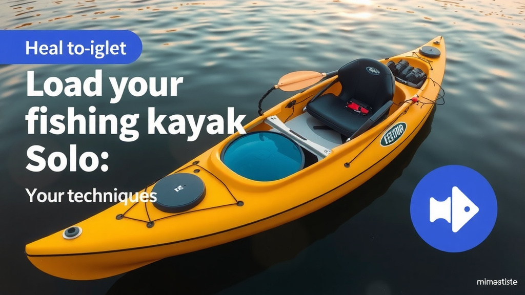 Load Your Fishing Kayak Solo: Easy Techniques