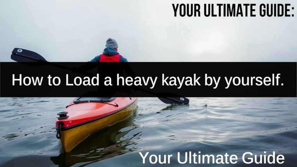 Load a Heavy Kayak Solo: Your Ultimate Guide