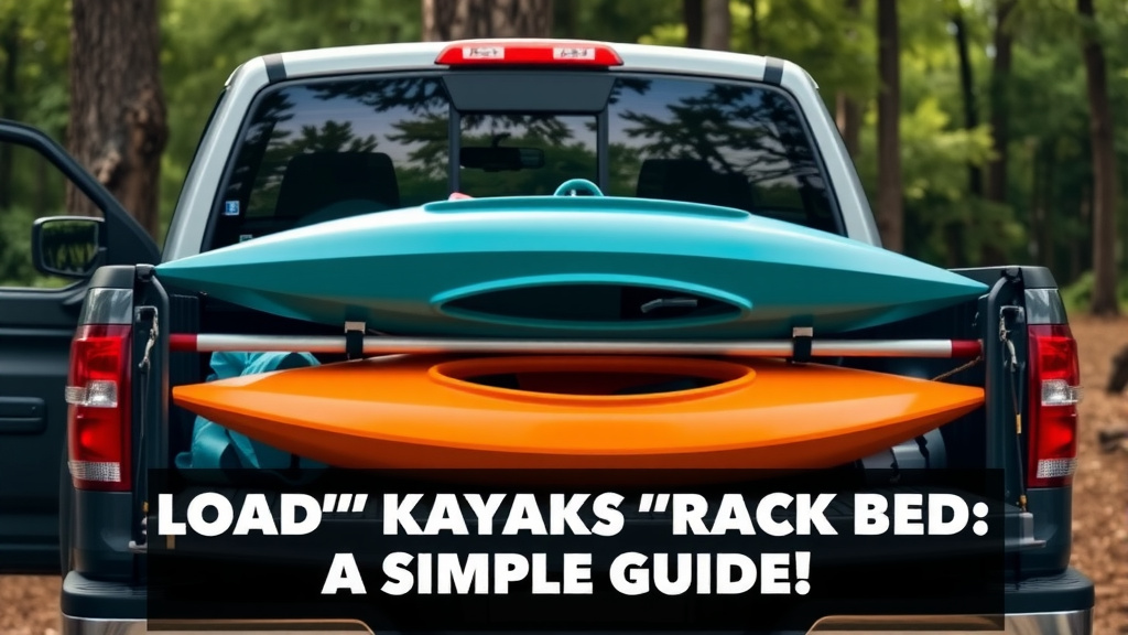 Securely Load Kayaks in Your Truck Bed: A Simple Guide