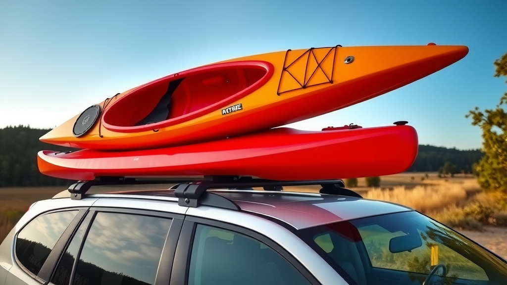How to Load Two Kayaks on Your Roof Rack Safely