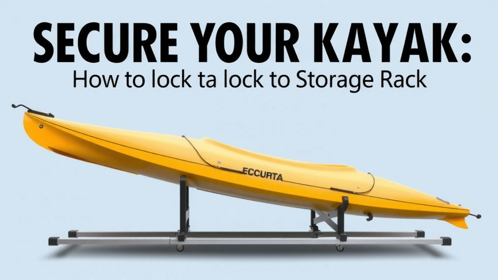 Secure Your Kayak: How to Lock to Storage Rack