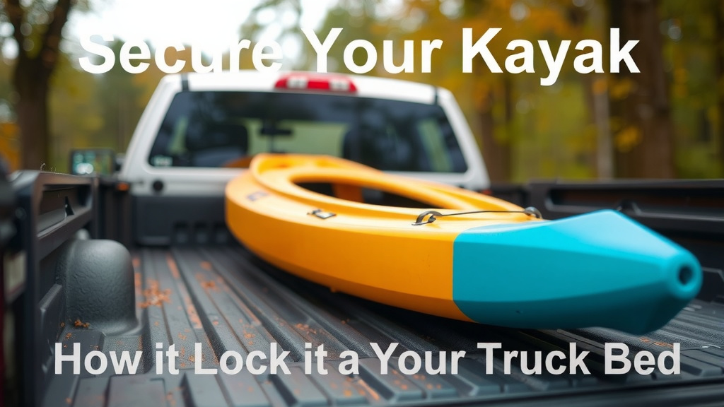 Securing Your Kayak in Your Truck Bed
