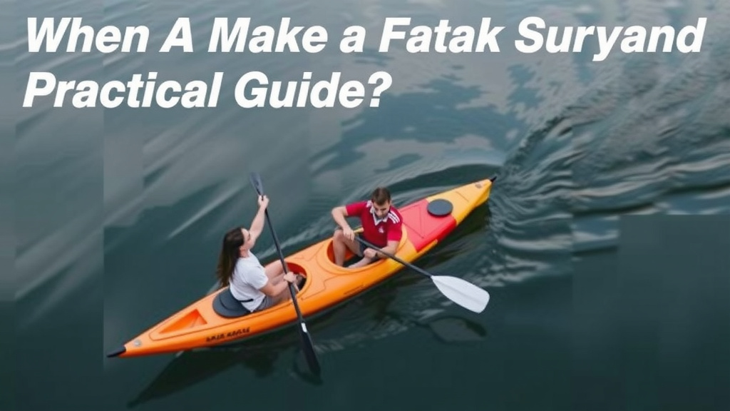 Speeding Up Your Kayak: A Practical Guide