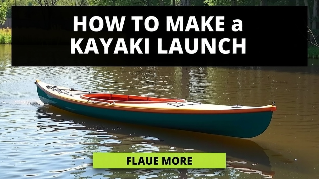 How to Build a Kayak Launch: A Step-by-Step Guide