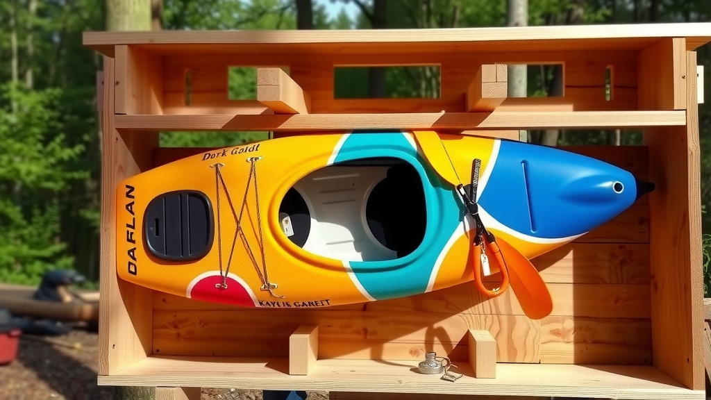 Building Your Own Wooden Kayak Rack
