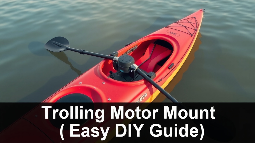 Kayak Trolling Motor Mount: Easy DIY Guide