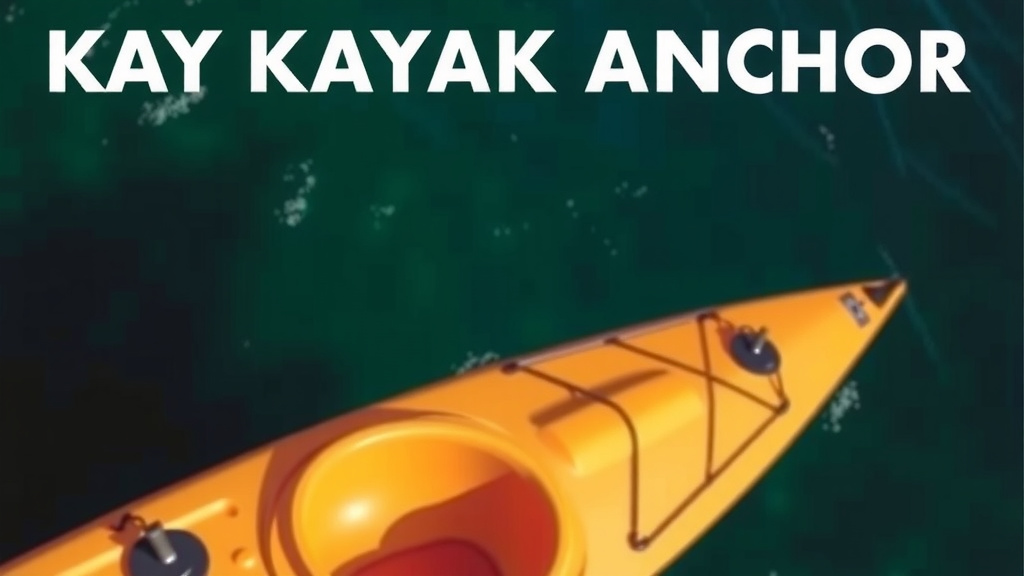 Crafting Your Own Kayak Anchor