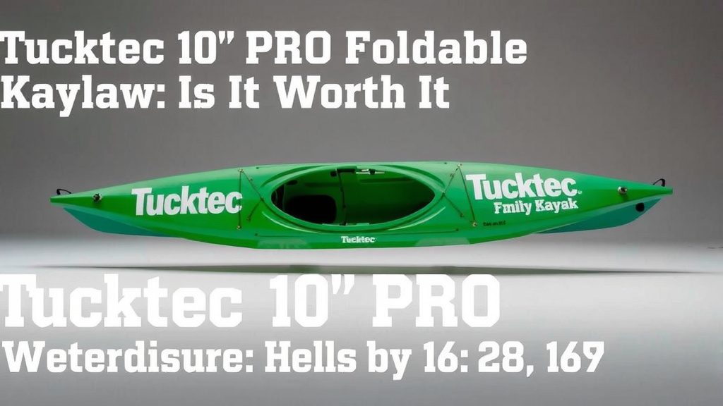 Tucktec 10' PRO Foldable Kayak Review: Is It Worth It