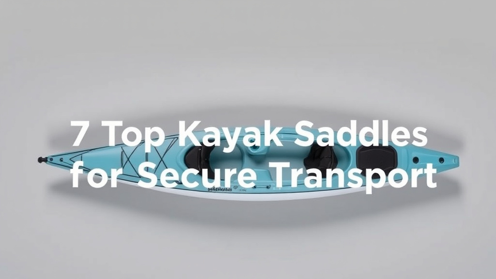 7 Top Kayak Saddles for Secure Transport