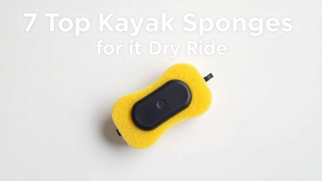 7 Top Kayak Sponges for a Dry Ride