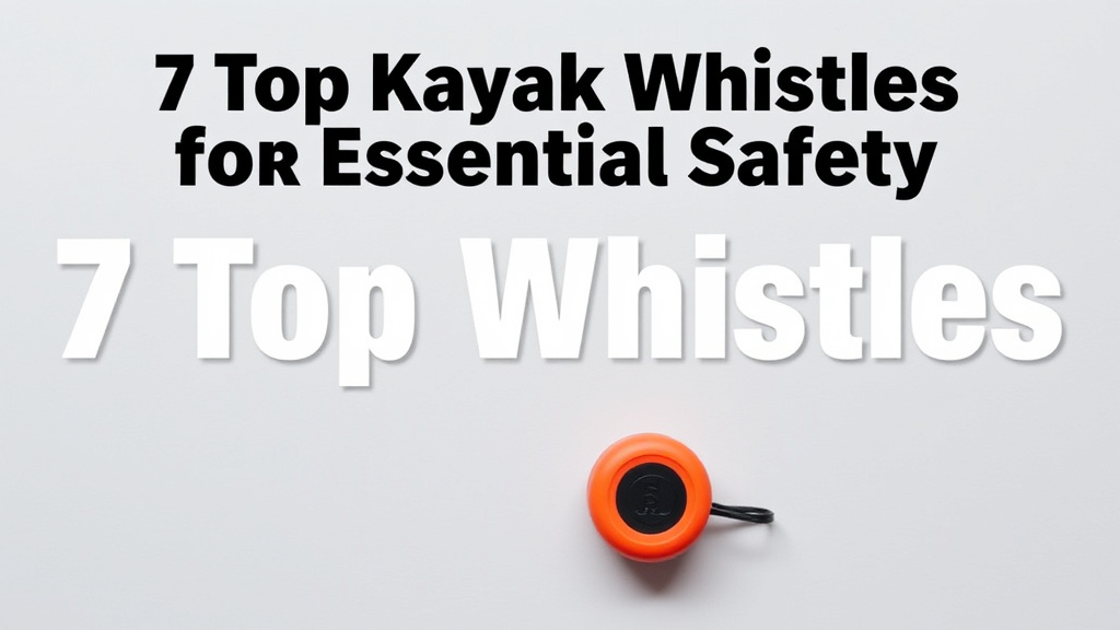 7 Top Kayak Whistles for Essential Safety