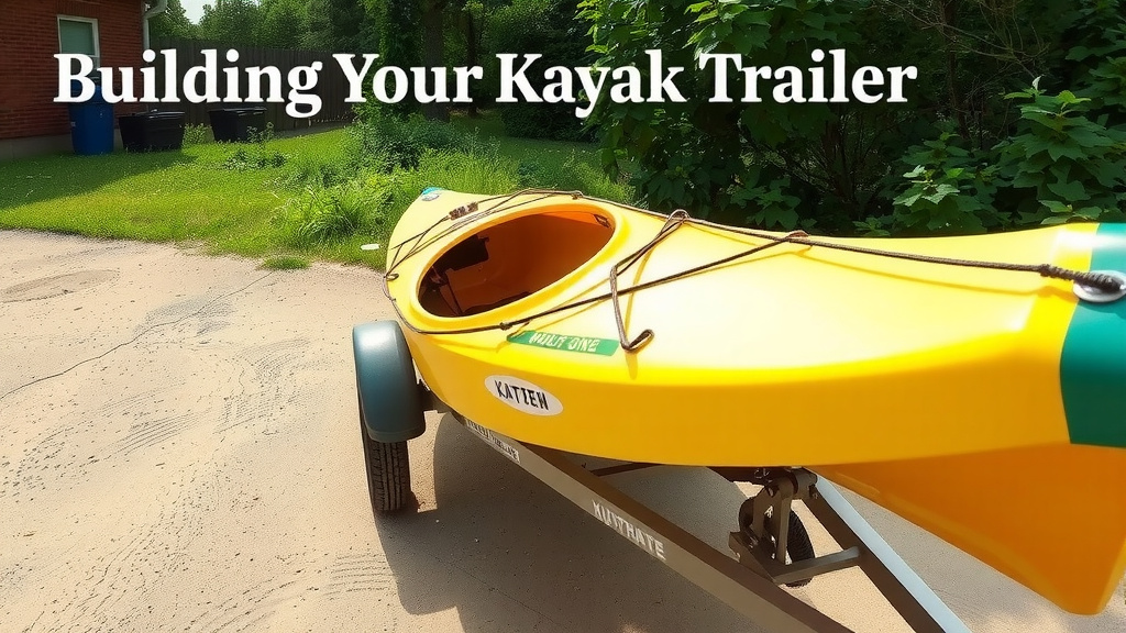 Building Your Own Kayak Trailer: A Step-by-Step Guide