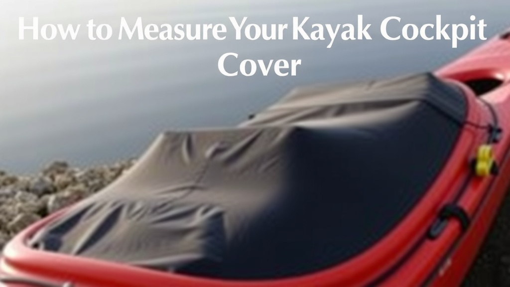Measure Your Kayak Cockpit Cover Accurately