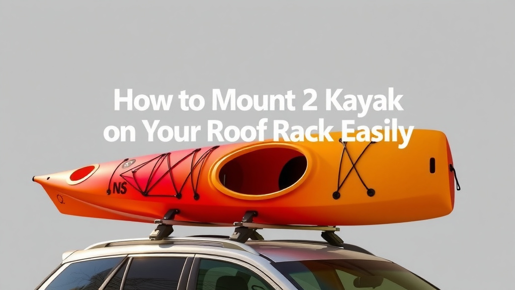 How to Mount 2 Kayaks on Your Roof Rack Easily
