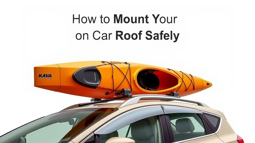 How to Mount Your Kayak on Your Car Roof Safely
