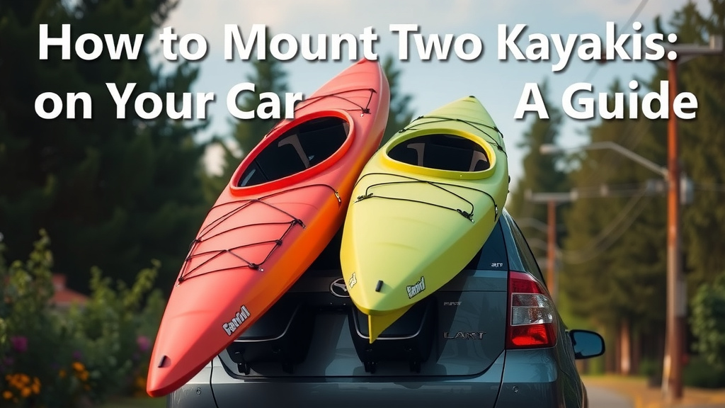 Carrying Your Two Kayaks: A Complete Guide