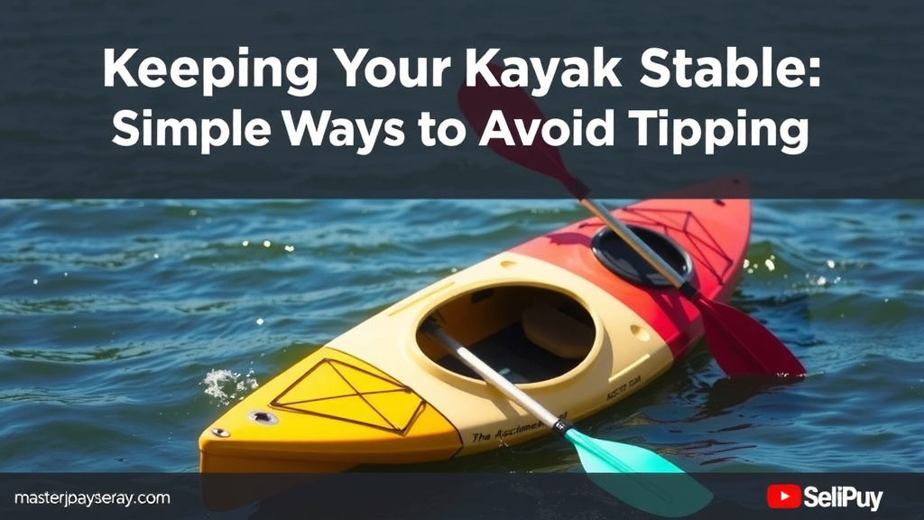 Keeping Your Kayak Stable: Simple Ways to Avoid Tipping