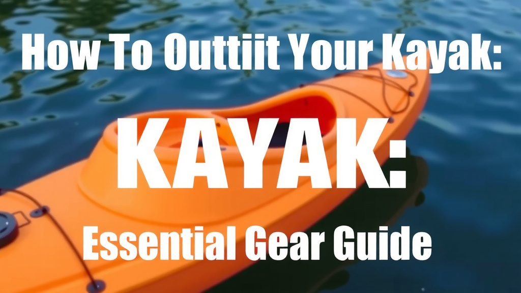 Outfit Your Kayak: Essential Gear Guide