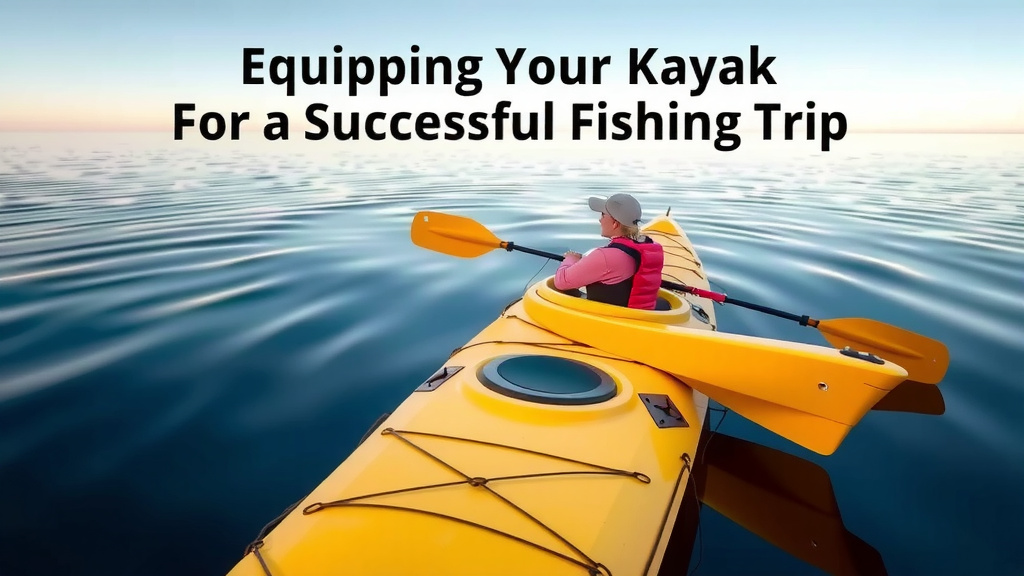 Equipping Your Kayak for a Successful Fishing Trip