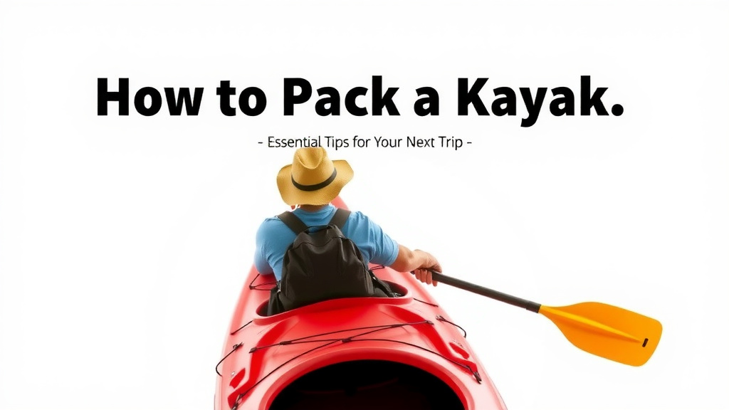 How to Pack a Kayak: Essential Tips for Your Next Trip