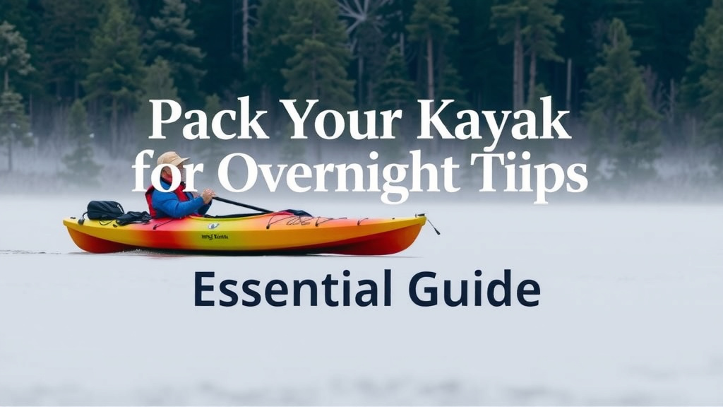 Pack Your Kayak for Overnight Trips: Essential Guide