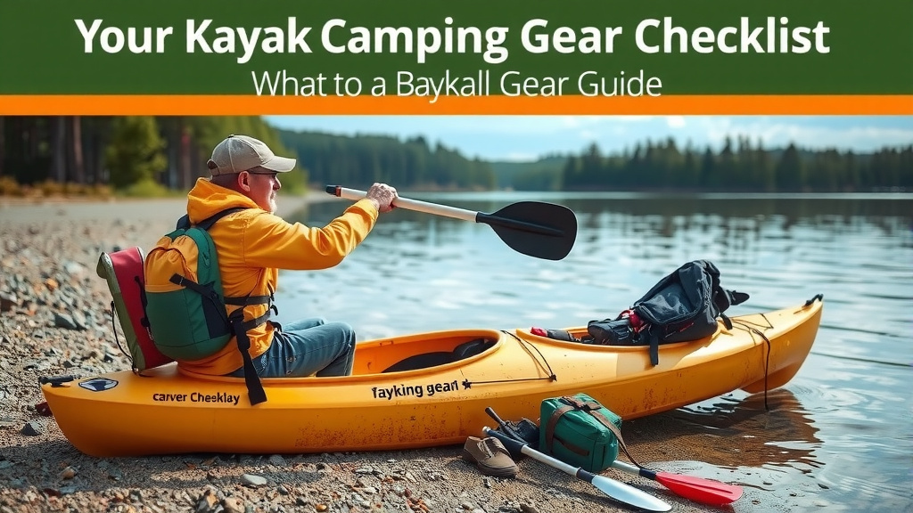 Your Kayak Camping Gear Checklist: What to Pack