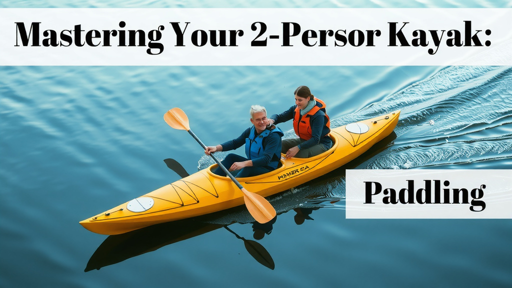Mastering Your 2 Person Kayak: A Paddling Guide