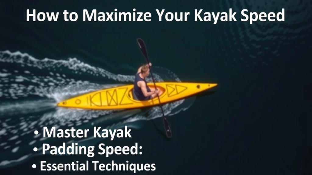 How to Maximize Your Kayak Speed