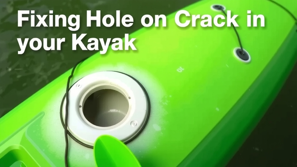 Fixing a Hole or Crack in Your Kayak