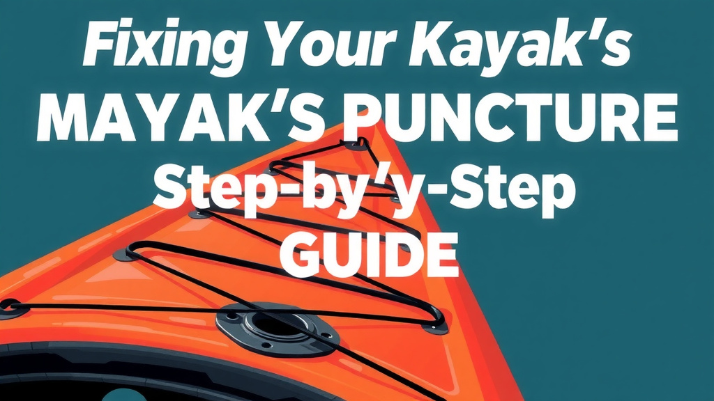 Fixing Your Kayak's Puncture: A Step-by-Step Guide