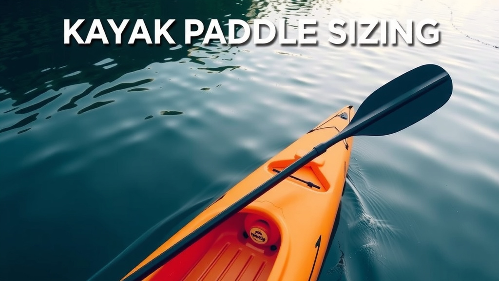 Kayak Paddle Sizing: Your Guide to the Perfect Fit