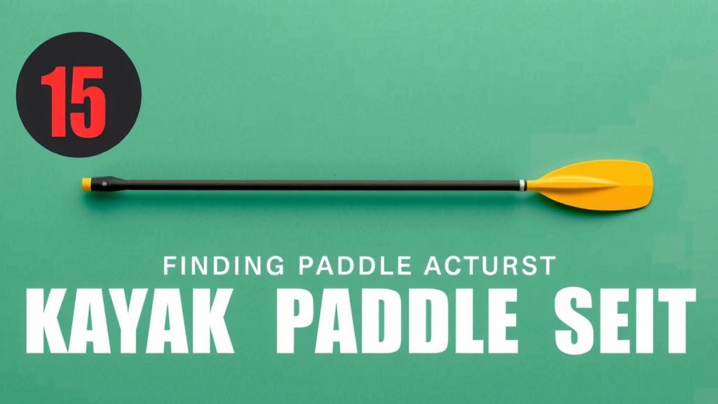 Finding Your Perfect Kayak Paddle Size