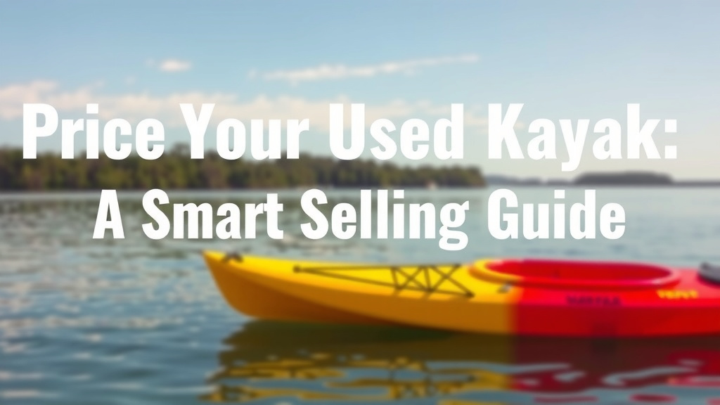 Price Your Used Kayak: A Smart Selling Guide