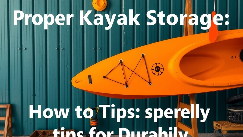 Proper Kayak Storage: Essential Tips for Durability