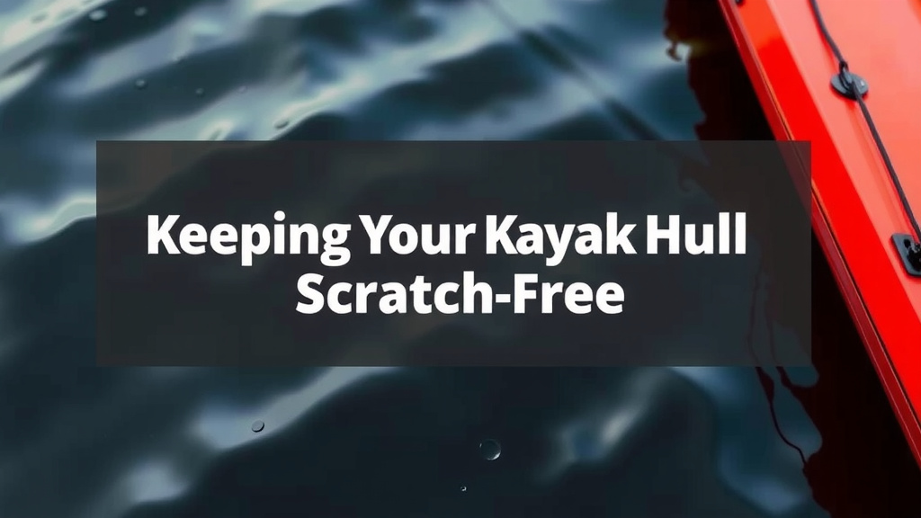 Keeping Your Kayak Hull Scratch-Free
