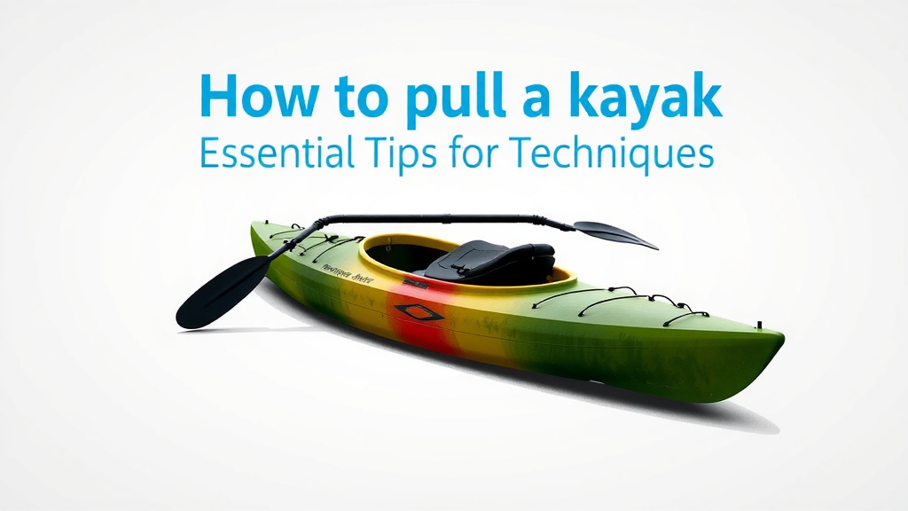 How to Pull a Kayak: Essential Tips and Techniques