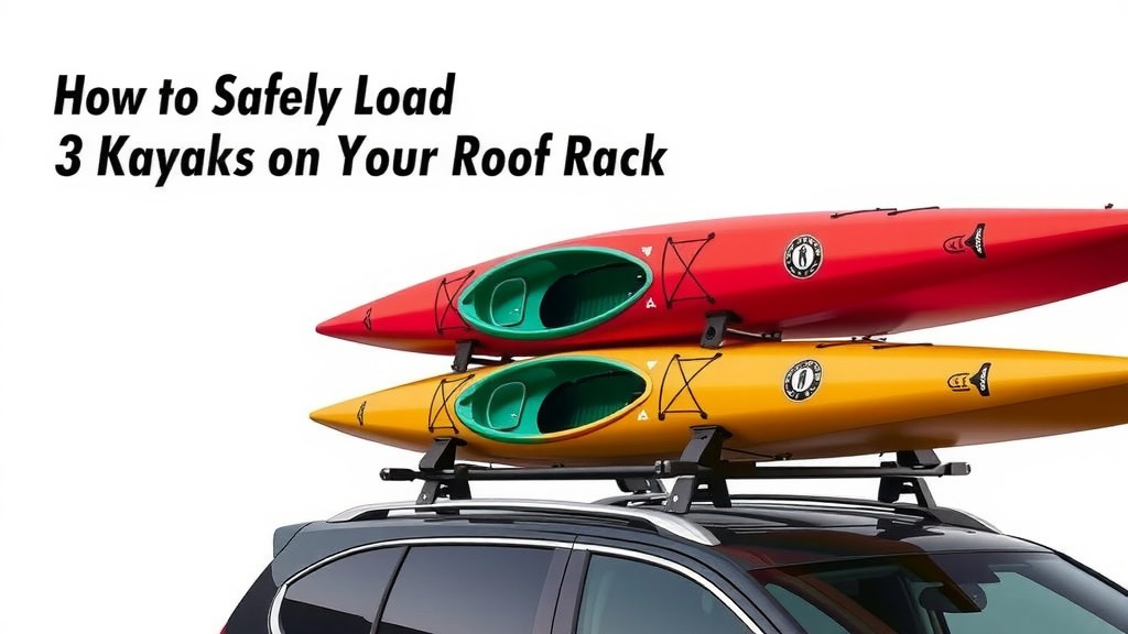 How to Safely Load 3 Kayaks on Your Roof Rack