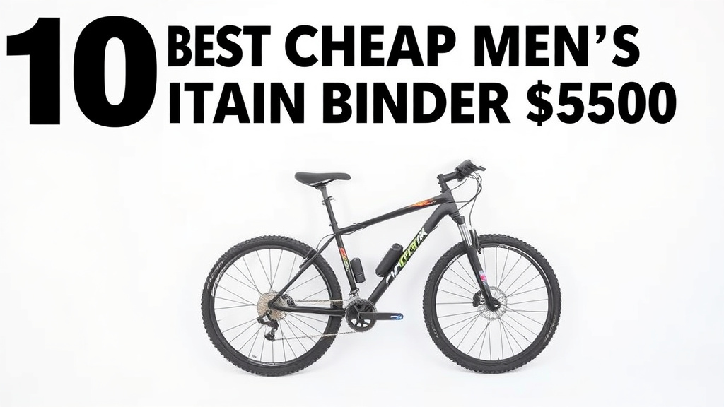 10 Best Cheap Men's Mountain Bikes Under $500