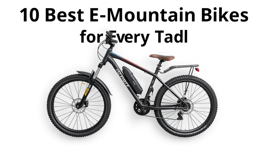 10 Best E-Mountain Bikes for Every Trail