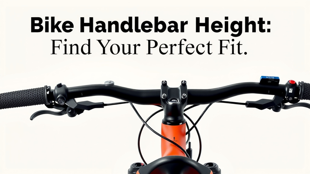 Mountain Bike Handlebar Height: Find Your Perfect Fit