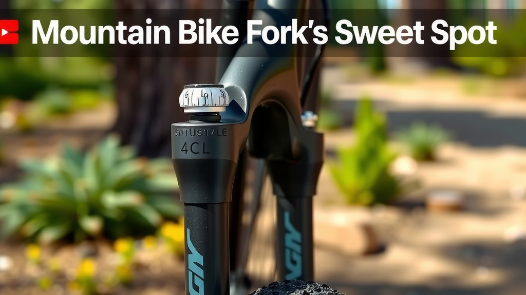Finding Your Mountain Bike Fork's Sweet Spot: Air Pressure Explained