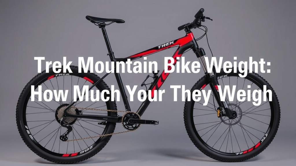 Trek Mountain Bike Weight: How Much Do They Weigh
