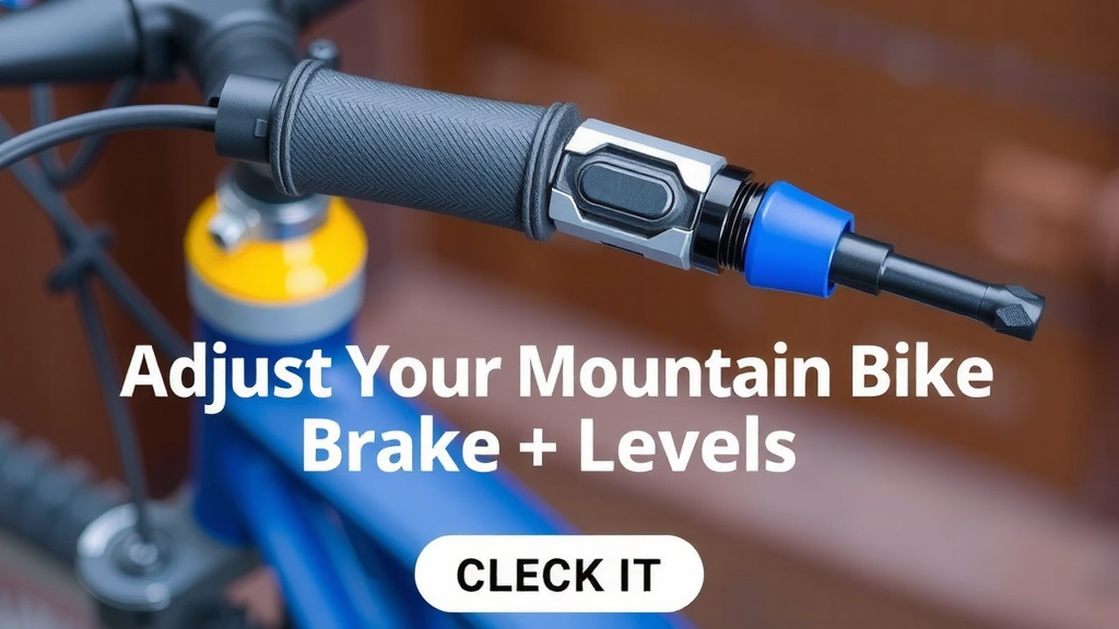 Adjust Your Mountain Bike Brake Lever: A Quick Guide