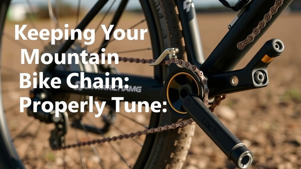 Keeping Your Mountain Bike Chain Properly Tuned