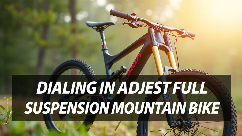 Dial in Your Full Suspension Mountain Bike Settings