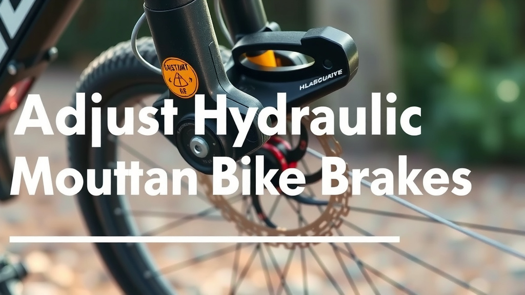 Adjust Hydraulic Mountain Bike Brakes: A Simple Guide