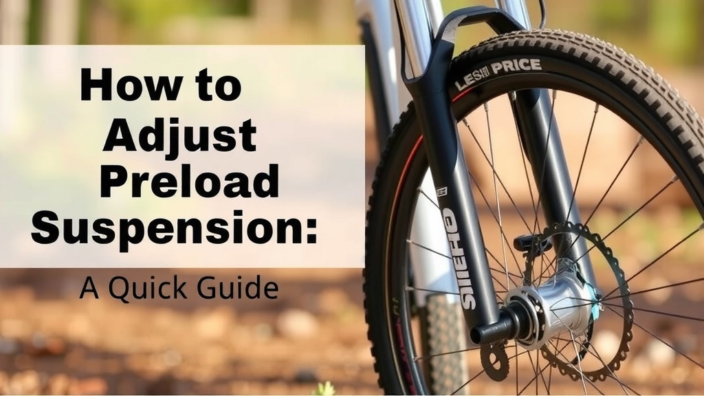 Adjust Mountain Bike Preload Suspension: A Quick Guide