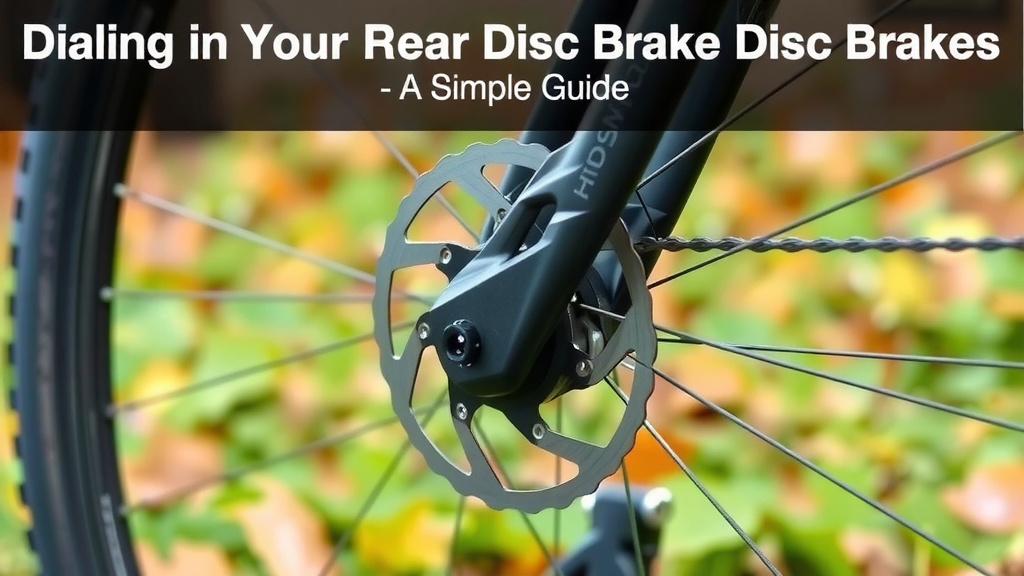 Dialing in Your Rear Mountain Bike Disc Brakes
