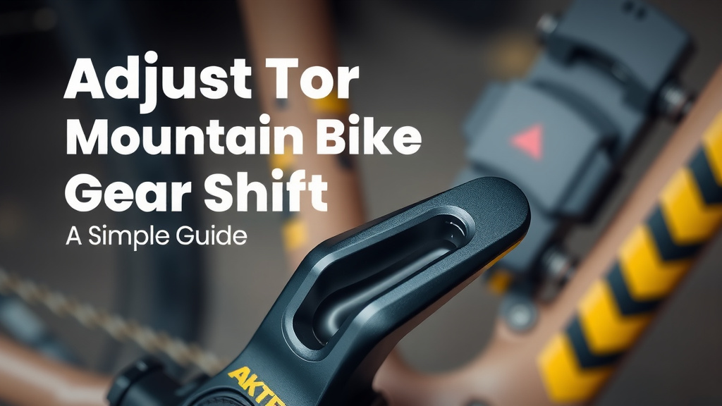 Adjust Your Mountain Bike Gear Shift: A Simple Guide