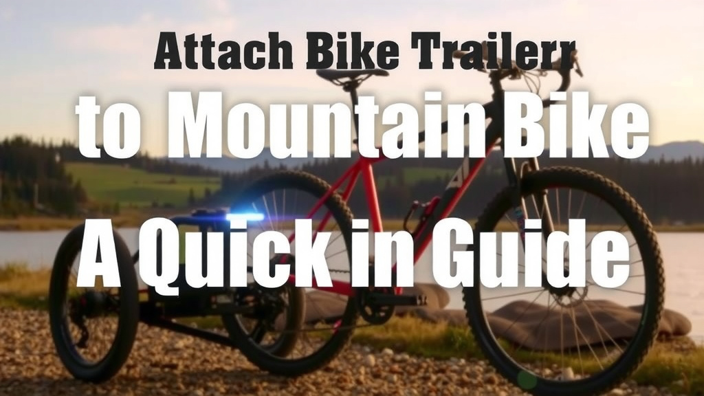 Attach Bike Trailer to Mountain Bike: A Quick Guide